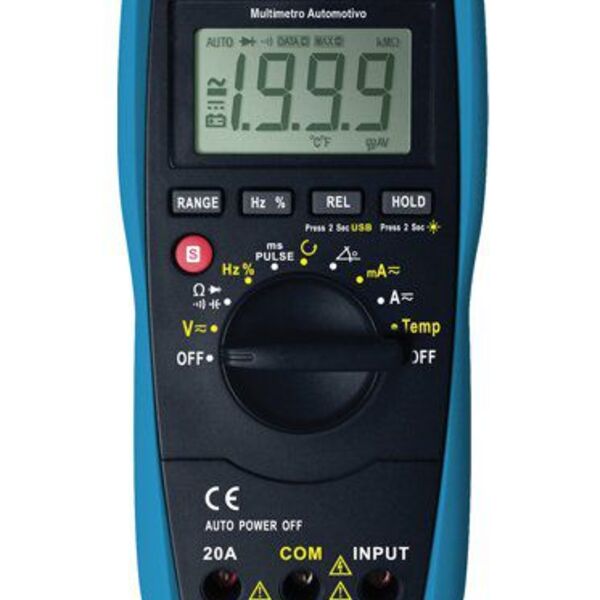 Multímetro Automotívo Digital Minipa Ma-150