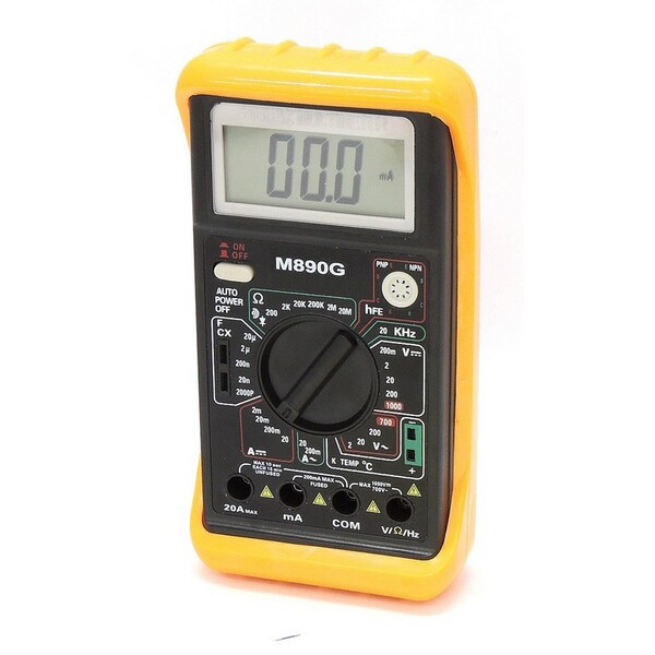 Multímetro Digital 20m C/ Capacímetro Beep E Temperatura M890g