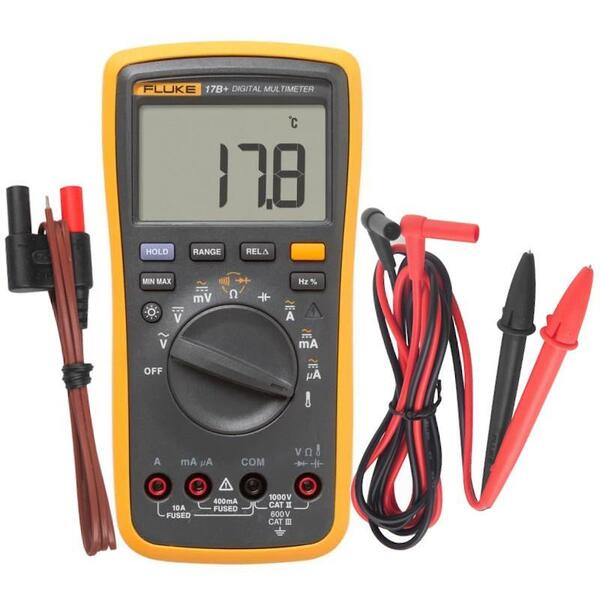 Multímetro Digital 400/1000v Ac/dc Cat Iii 17b  Fluke