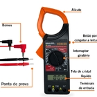 Multímetro Digital Com Alicate Amperímetro Foxlux 1000a