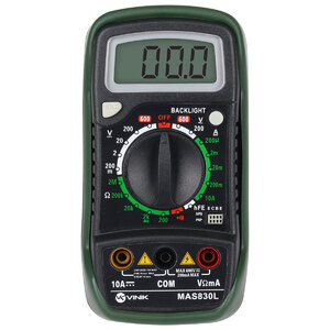 Foto de Multimetro Digital Com Data Hold 4 Digitos - Mas830l