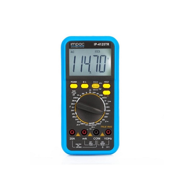 Multímetro Digital De Alta Precisão True Rms Ip-4125 Impac