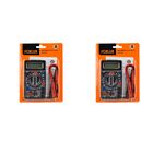 Multímetro Digital Foxlux Com Teste Bipe Kit 2 Un