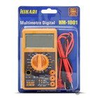 Multimetro Digital Hm-1001 Cat I 1000v Com Bip - Hikari