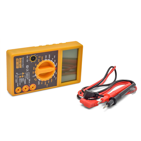 Multimetro Digital Hm-1001 Cat I 1000v Com Bip - Hikari