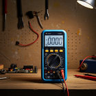 Multímetro Digital Minipa Et2082e Azul