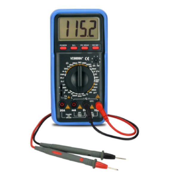 Multímetro Indutância Capacitância Freq Temperatura Vc-9808