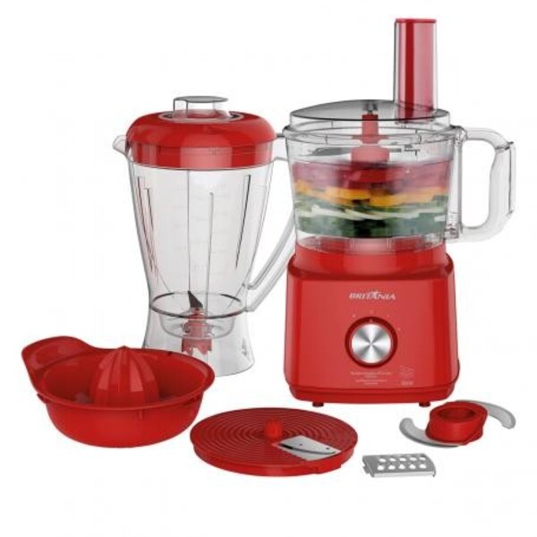 Multiprocessador All In One Vermelho 3 Em 1 - Britânia 110v /