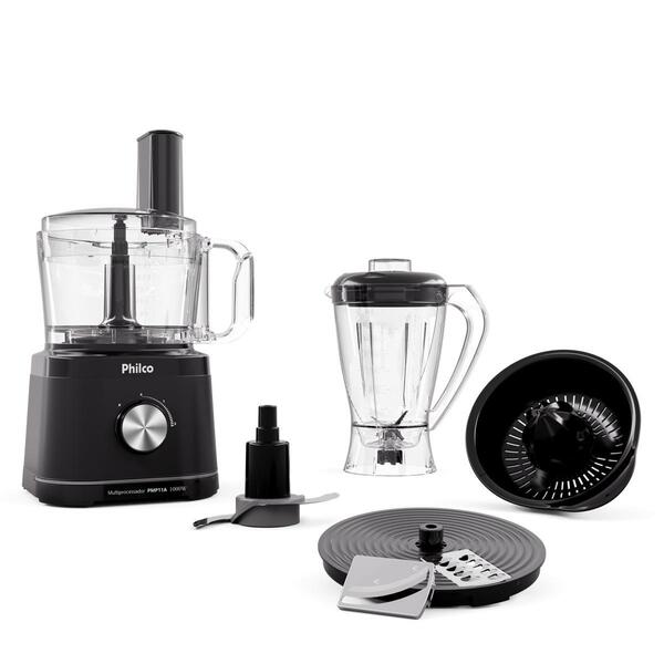 Multiprocessador Philco Concept 1000w 5 Em 1 Preto Pmp11a 127v