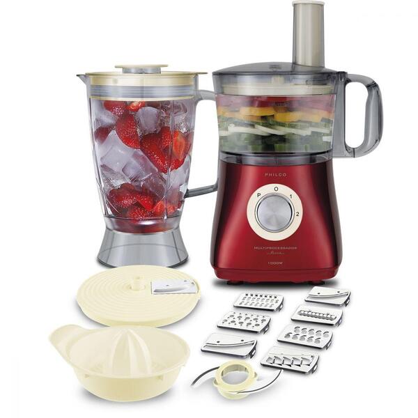 Multiprocessador Retrô 1000w Philco 220v