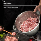 Multiprocessador Triturador De Alimentos Carne Elétrico 5l