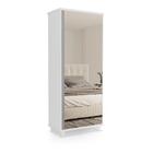 Multiuso 1 Porta Com Espelho Angers Branco