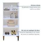 Multiuso 2 Portas 3 Prateleiras Araucaria Branco