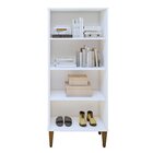 Multiuso 2 Portas 3 Prateleiras Araucaria Branco