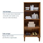 Multiuso 2 Portas 3 Prateleiras Araucaria Kaiki Móveis Nature