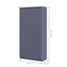 Multiuso 2 Portas Jade Azul