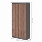 Multiuso 2 Portas Jade Noce Preto