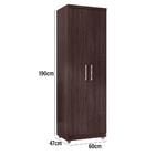 Multiuso 2 Portas Sabrina Castanho 1088 Ajl Móveis