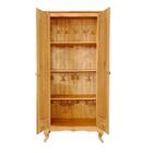 Multiuso Antigo Madeira Maciça 2 Portas Pés Luis Xv Mel 4000