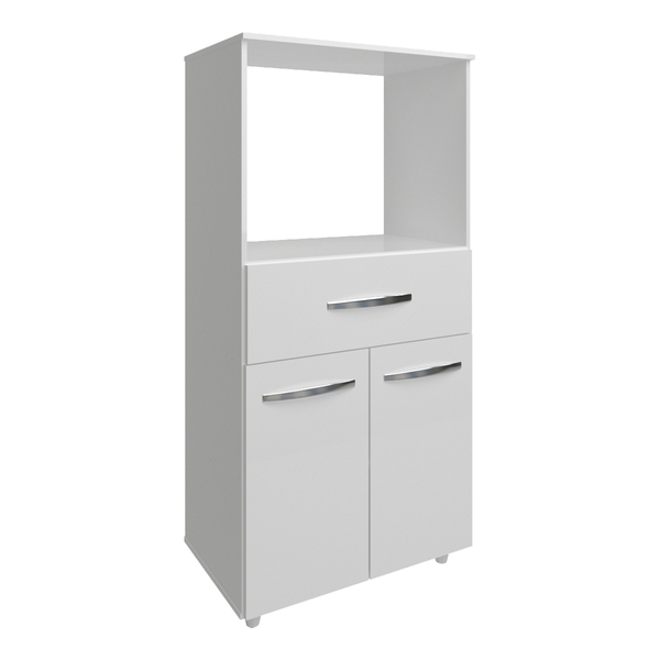 Multiuso Armário Laura Com Nicho Para Forno Elétrico E Microo