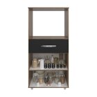 Multiuso Armário Laura Com Nicho Para Forno Elétrico E Microo