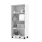 Multiuso Barcelona 2 Portas Com Rodizio Branco - Vila Rica