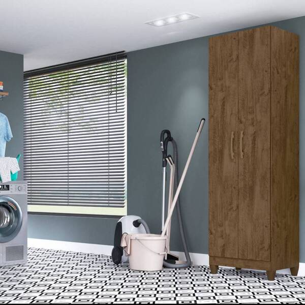 Multiuso Beth Castanho Wood 2 Portas Tana Decor