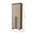 Multiuso Com 2 Portas Tóquio Cinamomo Off White