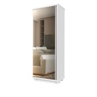 Multiuso Com Espelho 1 Porta Puxador Moderno