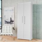 Multiuso Córdoba Duas Portas Com Chave - Branco - Móveis Prim