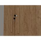 Multiuso Dallas 2 Portas Com Chave 100% Mdf Castanho