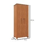 Multiuso Estante Dallas Escritório / Arquivo Camas Fenix Natu