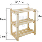 Multiuso Estante Pinus E Arara Simples Para Closet - Ajl