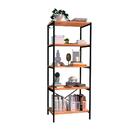 Multiuso Estilo Industrial Com 5 Prateleiras Em Mdp/ Bp Aço D