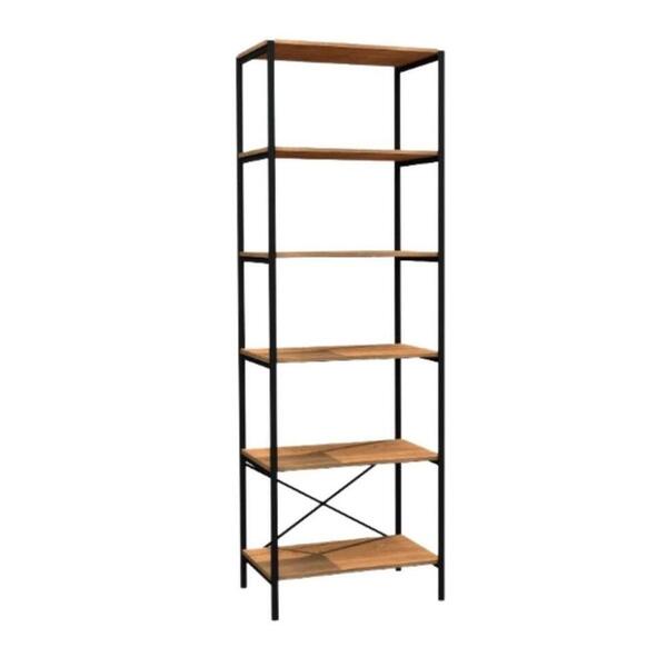 Multiuso Estilo Industrial Com 6 Prateleiras Em Mdp/ Bp Aço D