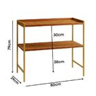 Multiuso Para Cozinha Com 2 Prateleira Organizador Industrial