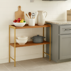 Multiuso Para Cozinha Com 2 Prateleira Organizador Industrial