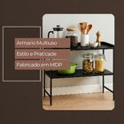 Multiuso Para Cozinha Com 2 Prateleira Organizador Industrial