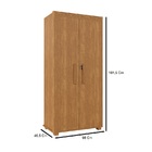 Multiuso Roupeiro Atenas Com Chave Versatil Luxo Cinamomo