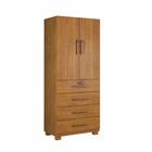 Multiuso Roupeiro Bravo 2 Portas 4 Gavetas Jcm Movelaria Cina