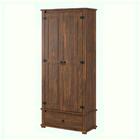 Multiuso Rústico Madeira Maciça 2 Portas 1 Gaveta Imbuia 4001