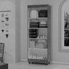 Multiuso Texas Com 5 Nichos Interno J E A Moveis