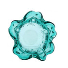 Murano Flor Em Vidro Verde Pequeno 13x15cm