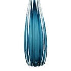 Murano Gota Em Vidro 10.5 X 10.5x 39cm Azul L Hermitage 26915