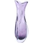 Murano L'hermitage Vaso Em Vidro 15x15x42xcm Cor Lilas 28098