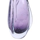 Murano L'hermitage Vaso Em Vidro 15x15x42xcm Cor Lilas 28098