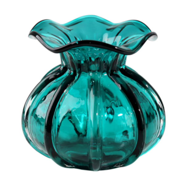 Murano Trouxinha Em Vidro L12xp12xa12cm Cor Azul