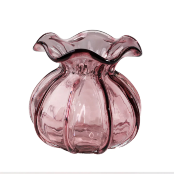 Murano Trouxinha Em Vidro L12xp12xa12cm Cor Rosa