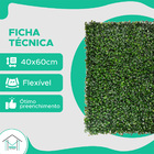 Muro Inglês Artificial Placa Buchinho 40x60 Decoração