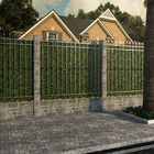 Muro Inglês Artificial Plástico Abeto Verde 100x100x22cm